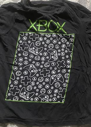 Футболка для хлопчика xbox чорна з принтом 134 розмір