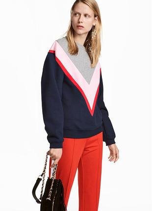 Бавовняний трикотажний утеплений світшот h&m #k