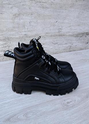 Buffalo жіночі шкіряні черевики еко на платформі vegan new rock steve madden demonia grinders t.u.k. koi unif vagabond ботинки кожаные сапоги берцы