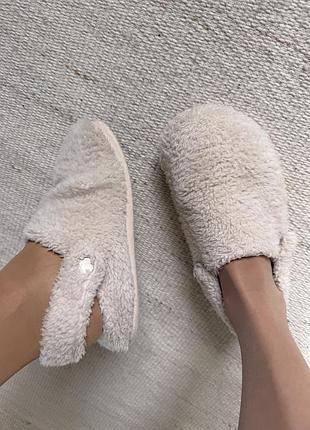 Crocs теплі карці тапочки фірмові хутрові w8 m6 унісекс