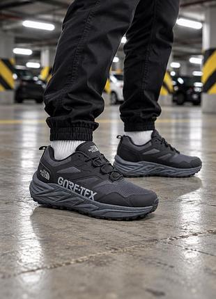 The north face black gray