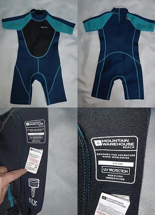 Дитячий укорочений гідрокостюм mountain arehouse shorty wetsuit з колекції beach.