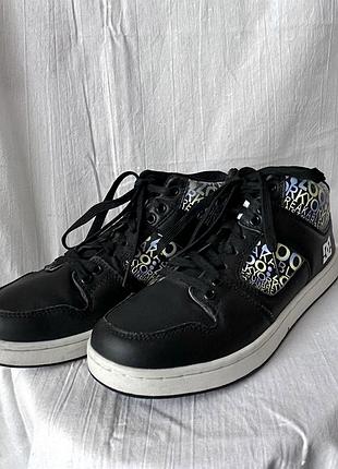 Кеди чоловічі dc shoes x zoo york чорні високі