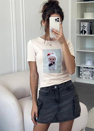 Трендова футболка лабубу мод 2376 5
