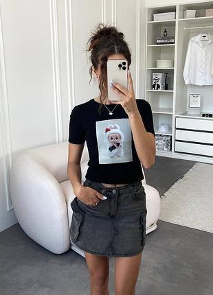 Трендова футболка лабубу мод 2376 3