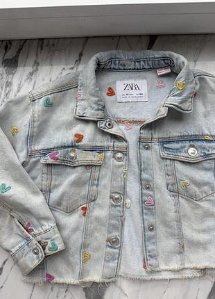 Куртка дитяча джинсова zara 2