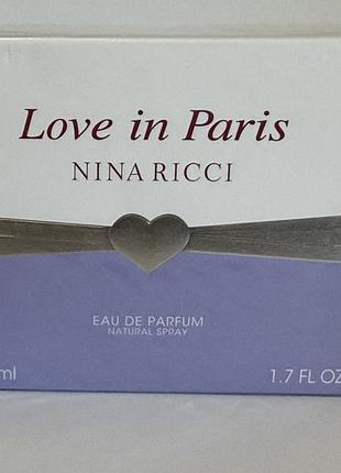 Nina ricci love in paris edp 50мл оригінал!