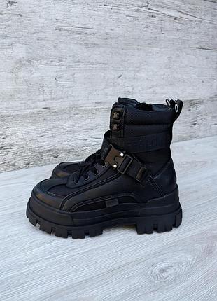 Buffalo женские кожаные ботинки эко на платформе vegan new rock steve madden demonia grinders t.u.k. koi unif vagabond ботинки кожаеные сапоги берцы