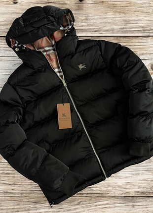 Топ продажу 👍 двостороння куртка burberry чоловіча пуховик біо-пух