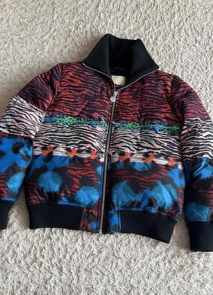 Жіночий набитий пуховик куртка kenzo x h&m оригінал
