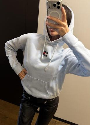Худі жіноче tommy hilfiger оригінал блакитне