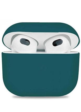 Чехол для наушников airpods 3 изумрудный