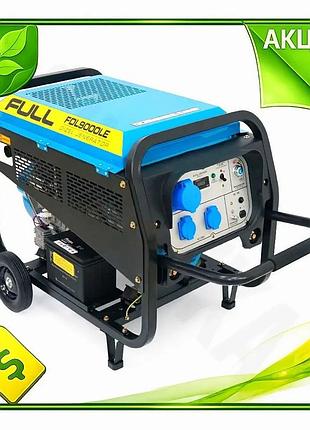 Ve дизельний генератор full 8,5kva new version 1-фазний 230v для дому та дачі n6w_ver