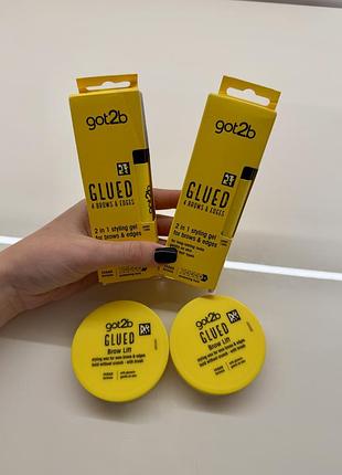 Гель та віск для укладання брів got2b
