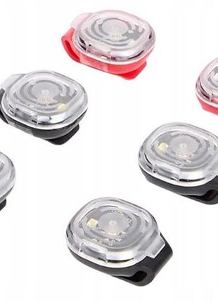 Набор светодиодных фонариков на клипсе walfort led clip lights — 6 шт., белый и красный свет