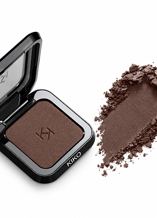 Тени для век kiko milano maxi mod high pigment eyeshadow - 27 fondest fondente - темный холодный коричневый (000304-27)