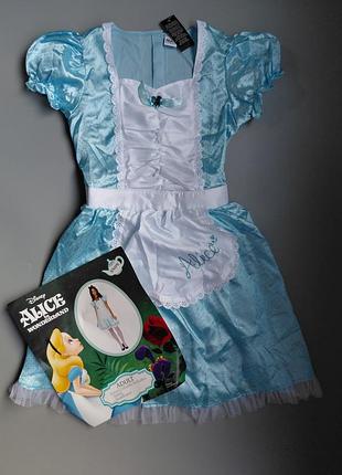 Карнавальний костюм аліси в країні див disney alice in wonderland, жіночий