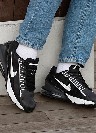Кросівки чоловічі nike air max pulse roam black white