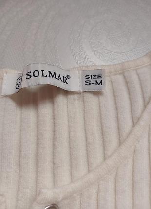 Кофтинка в рубчик solmar, лонг с завязками 7