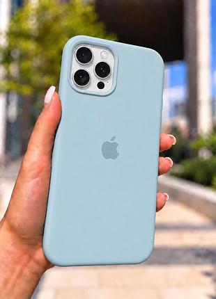 Силіконовий чохол матовий небесний, для iphone 16