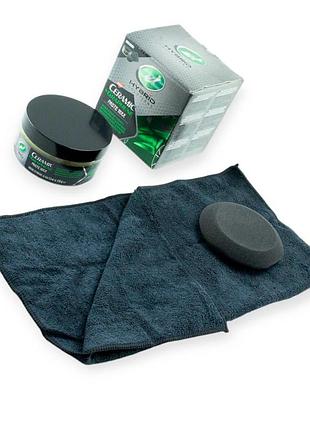 Полироль кузова turtle wax hybrid solutions керамика и графен , апликатор и микрофибра 156гр