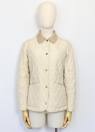 Куртка жіноча barbour стьобана бежева
