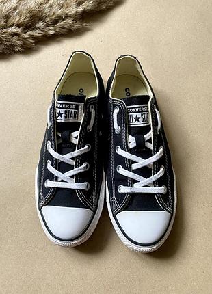 Кеди дитячі для хлопчика converse 34 розмір устілка 21 см | chuck taylor all star classic чорні текстильні оригінал