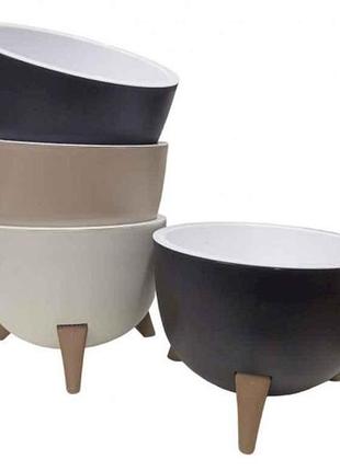 Горшок для цветов 5л ufo микс тм alya plastik