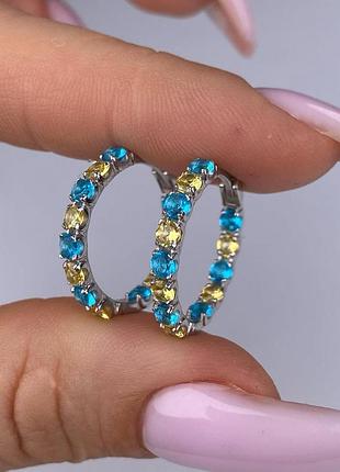 Серебряные серьги 925 пробы
