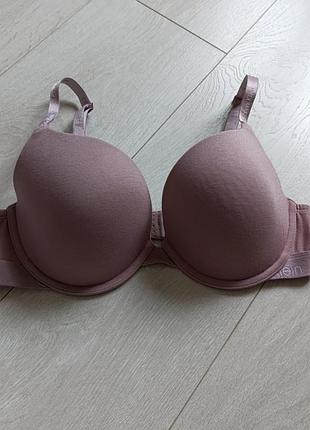 Базовий бюстгальтер котоновий бюст гладкий ліф calvin klein 36c 80c 75d