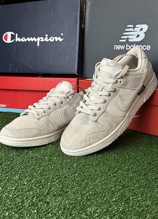 Кросівки чоловічі nike dunk low cordura білі, розмір 44.5
