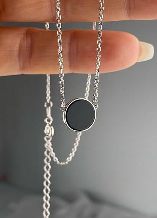 Серебряное колье 925 пробы