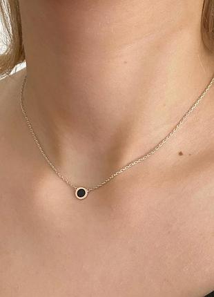 Серебряное колье 925 пробы
