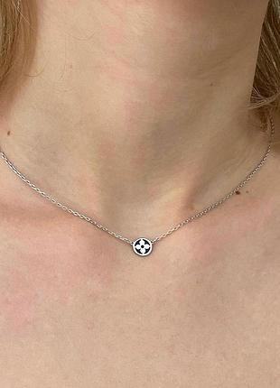Серебряное колье 925 пробы