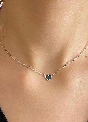 Серебряное колье 925 пробы