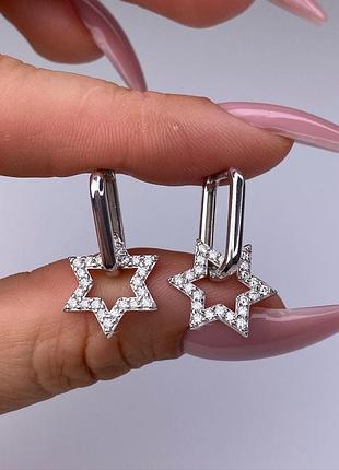 Серебряные серьги 925 пробы