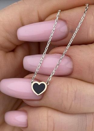 Серебряное колье 925 пробы
