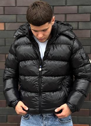 Пуховик чоловічий moncler чорний