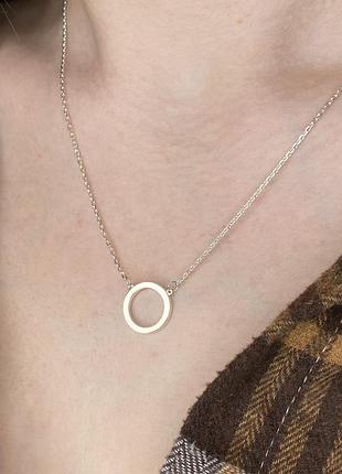 Серебряное колье 925 пробы