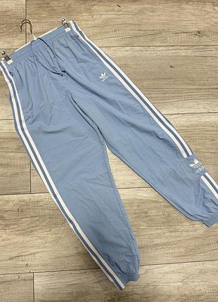 Спортивні штани жіночі adidas блакитні