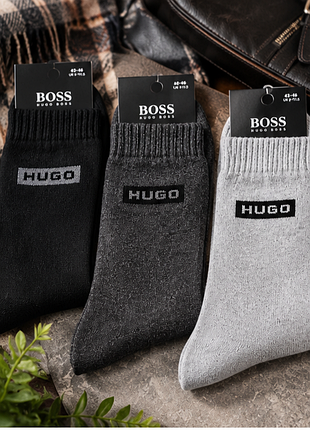 Мужские утепленные зимние носки boos