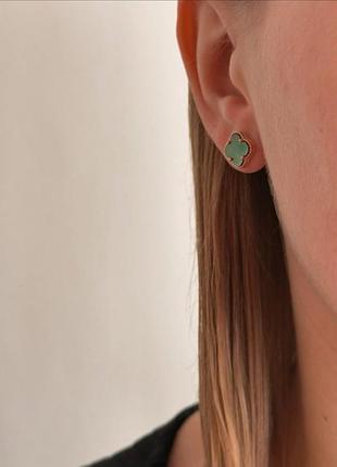 Серебряные серьги пусеты 925 пробы