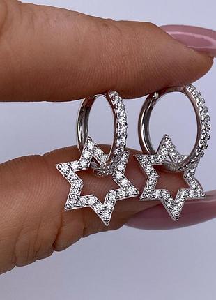 Серебряные серьги 925 пробы