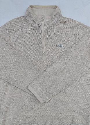 Мужской оригинальный свитшот weird fish stern 1/4 zip macaroni (размер xl)