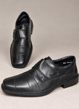 Чоловічі шкіряні туфлі rieker 43-44 розмір