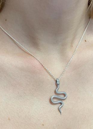 Серебряное колье 925 пробы