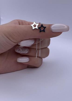 Серебряные серьги 925 пробы