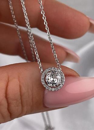 Серебряное колье 925 пробы