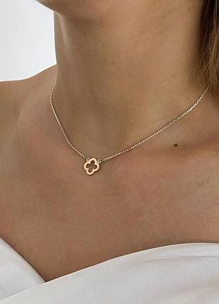 Серебряное колье 925 пробы