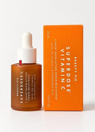 Beauty pie superdose vitamin c — освітлювальна сироватка для обличчя, 30 мл